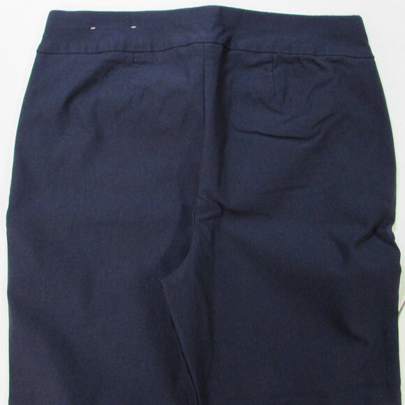 Chicos Dark Blue Brigitte Pull On Cropped Pants Size 0.5(6) Like New - Picture 10 of 16